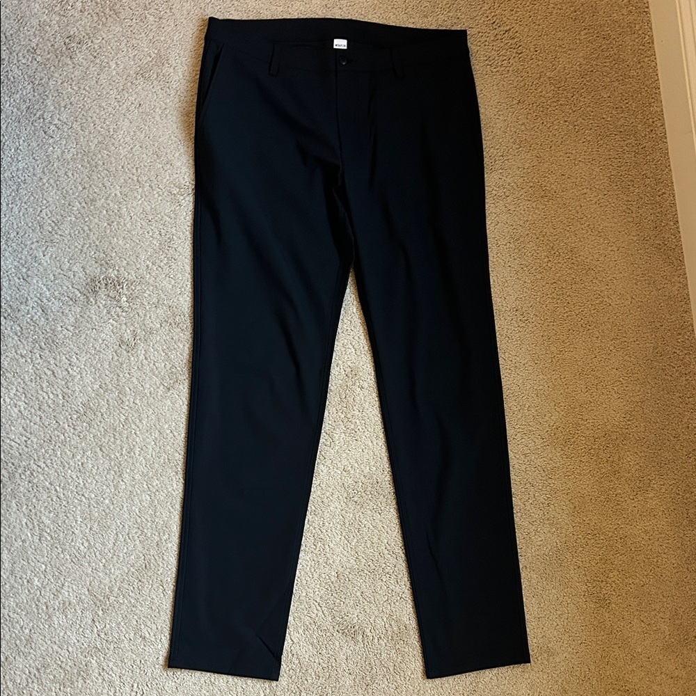 NWOT FootJot Men's Black Golf Pants, W36/L36